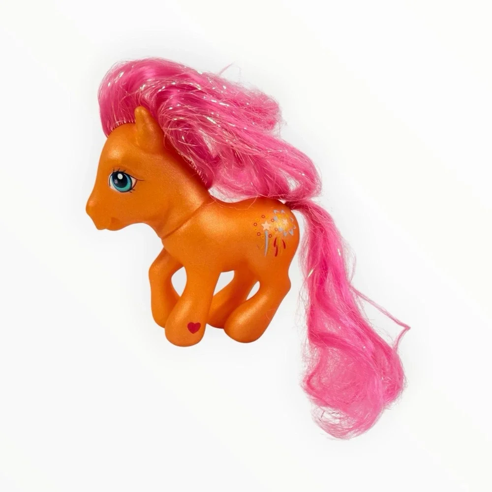 VTG‎ 2002 G3 My Little Pony Sparkleworks Shimmery Figure With Glitter Hair